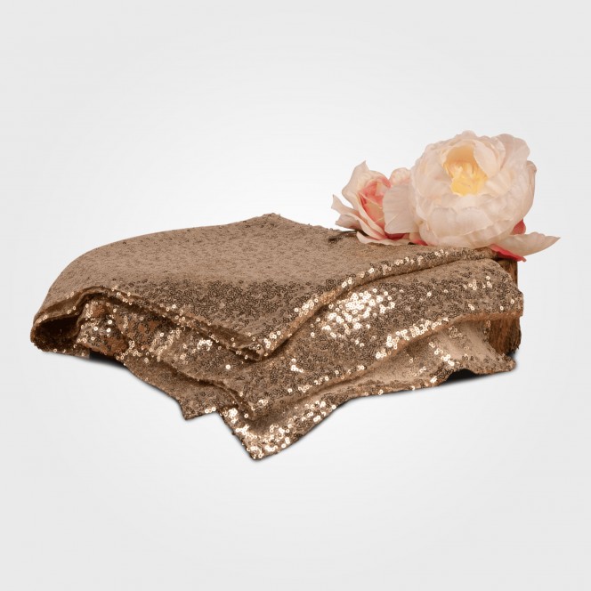 Table Runner - Gold Sequins